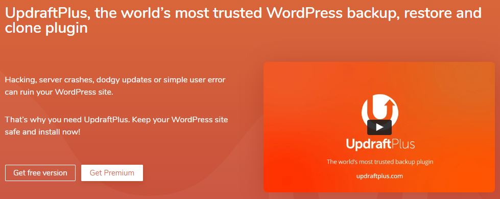 Best WordPress Plugins #13: UpdraftPlus