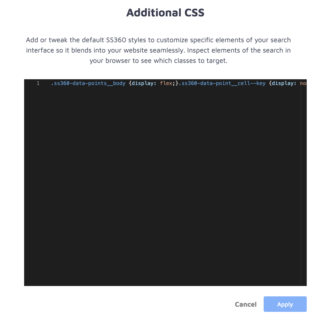 Additional CSS pop-up window