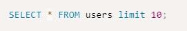 Оператор Select в MySQL