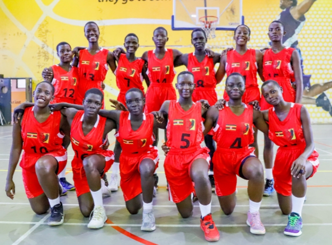 Uganda S National Basketball U18 Girls Team Off To Madagascar 22 Fiba U18 African Women S Championship Basketball