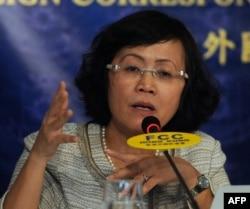 资料照:中国民营媒体财新传媒创办人胡舒立