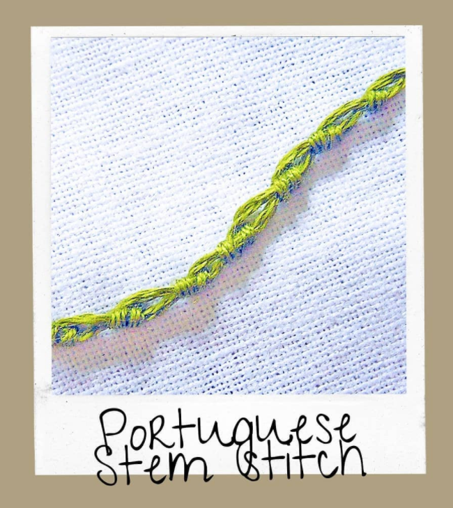 portugese stitch