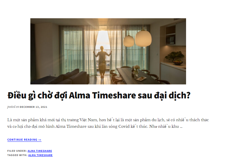 Trang blog đặc biệt dành cho những ai quan tâm đến Alma
