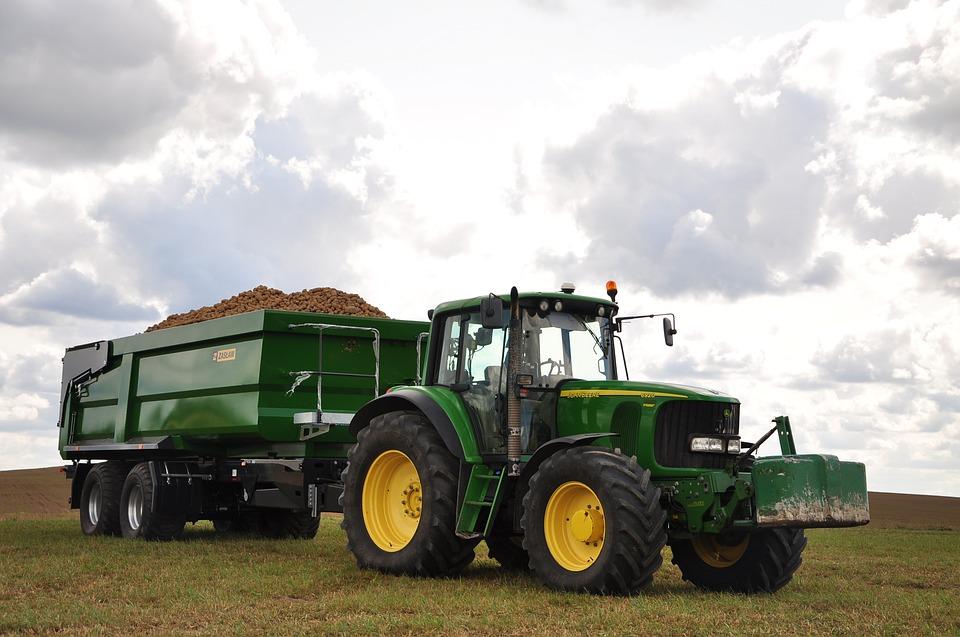 Tractor, Agriculture, The Cultivation Of, Village