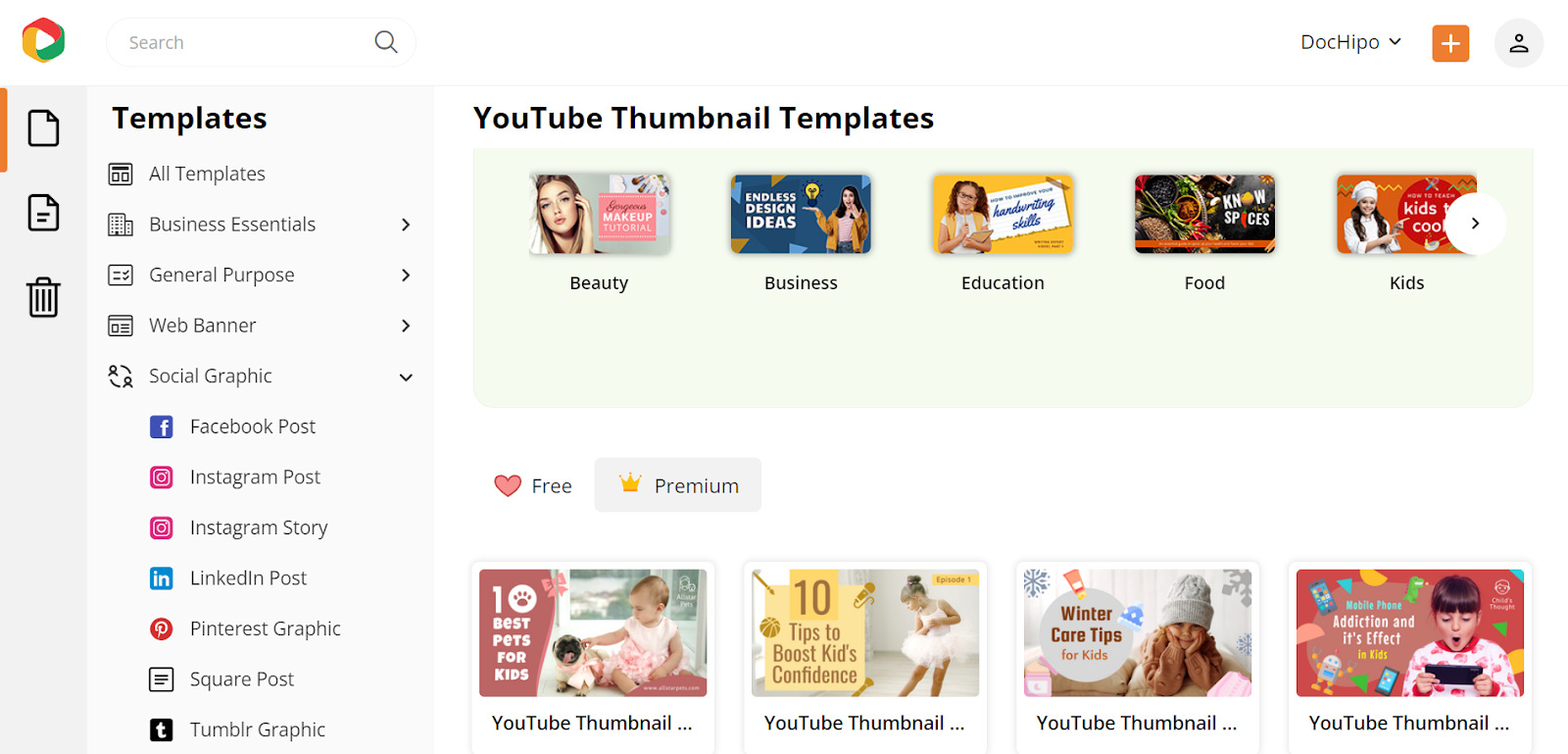 YouTube Thumbnail Templates