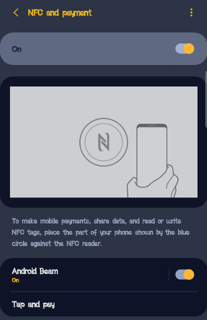 NFC on a Mobile Phone