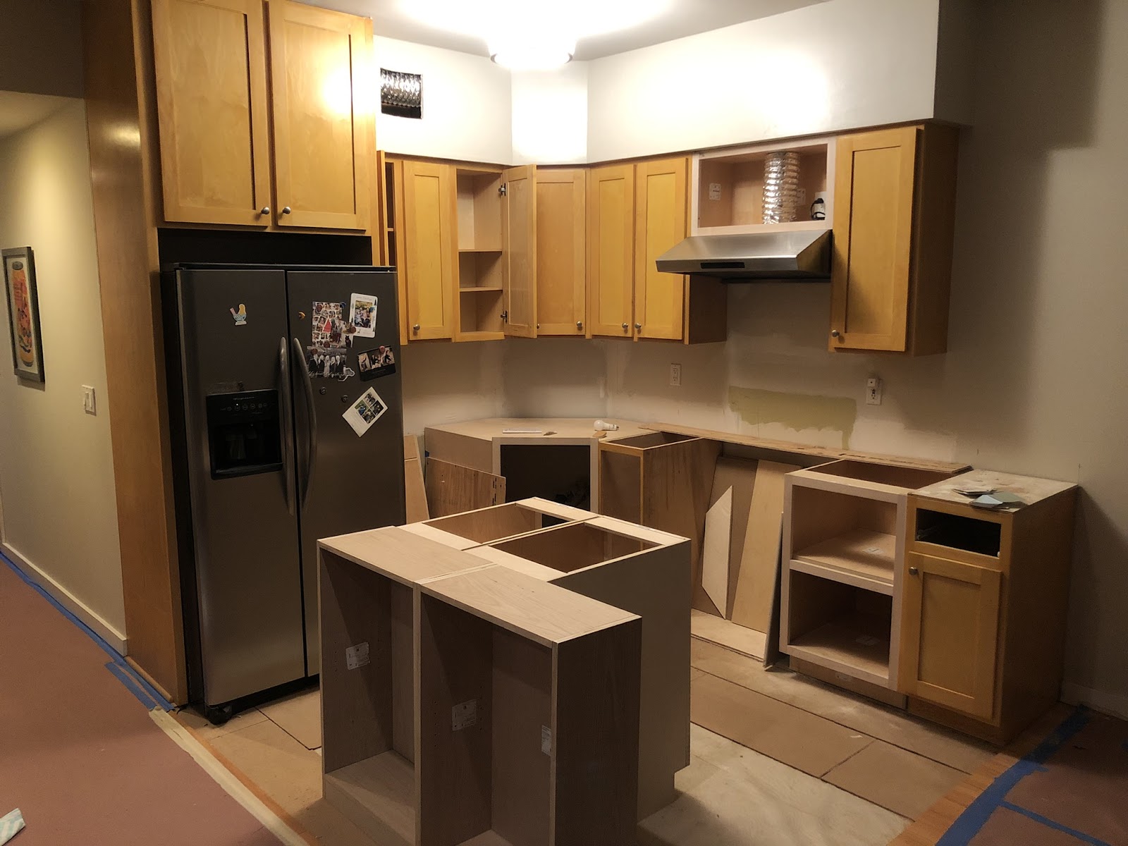 unfinished small kitchen 