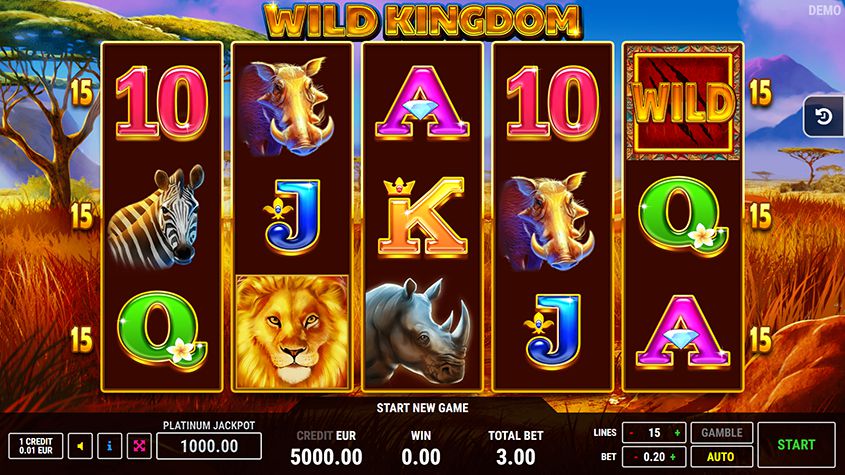wild kingdom slot screenshot