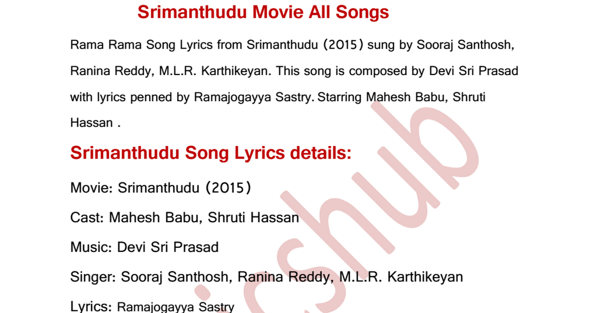 Rama Rama Song Lyrics.pdf - Google Drive