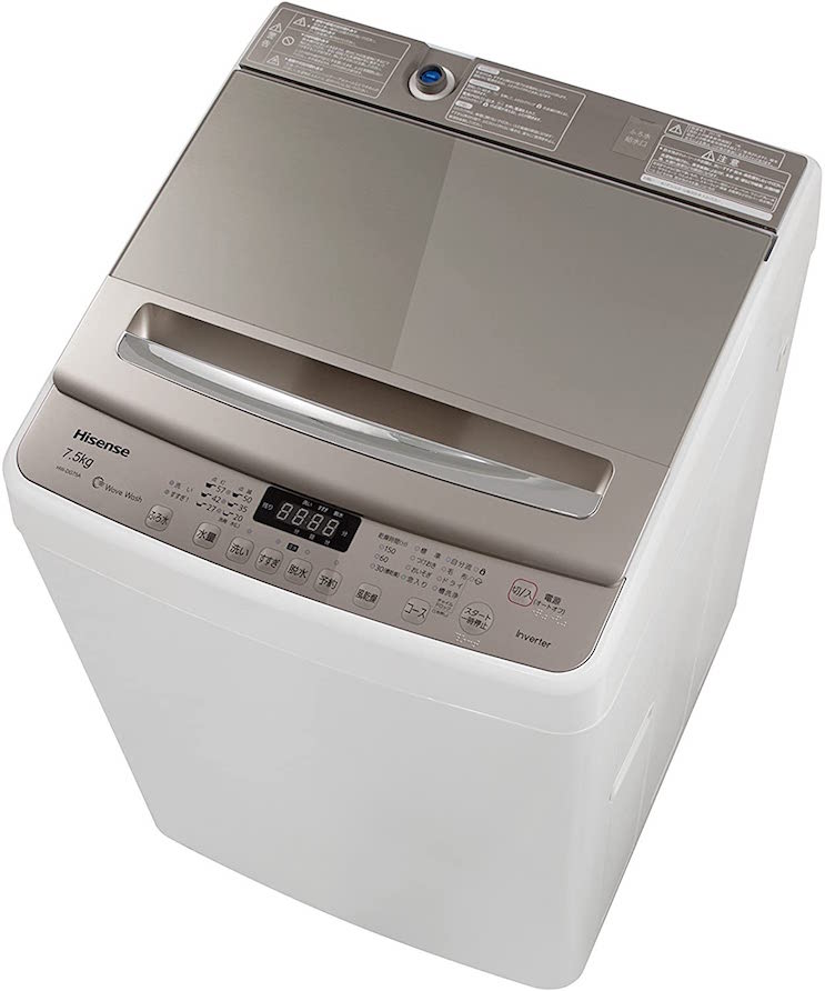 ハイセンス 全自動洗濯機 HW-DG75A