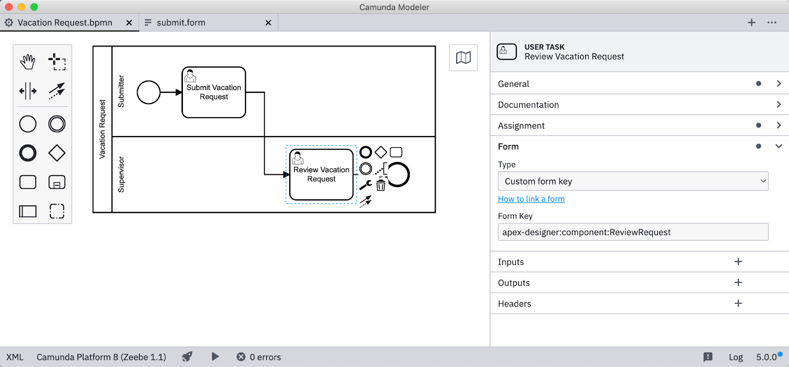 Apex Camunda Explorer Version 14