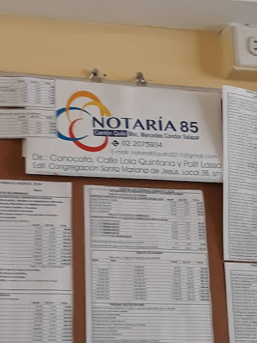 Teléfono de Notaría 85