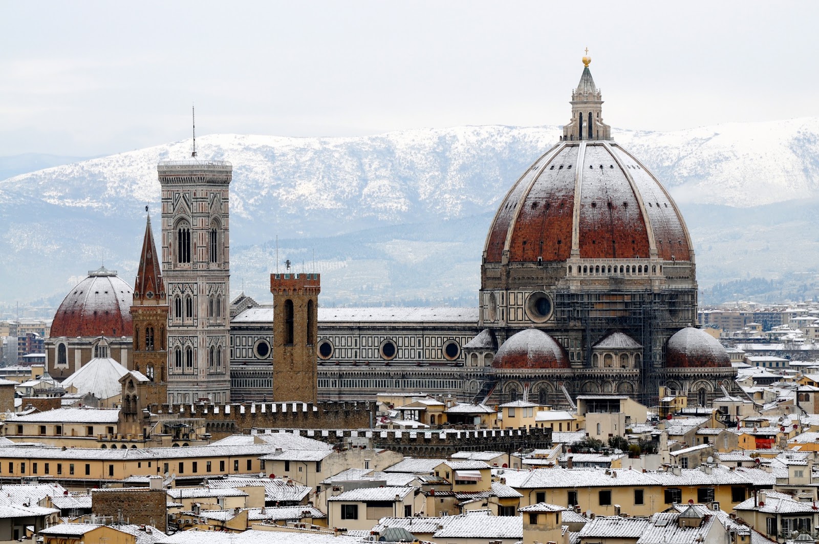 Florence Italy in the winter, European cities in the winter