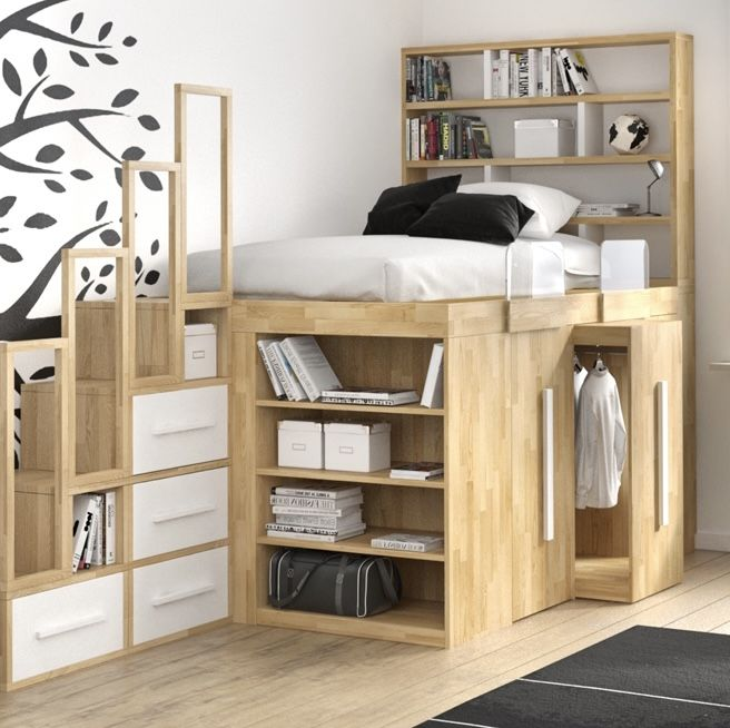 5 Diy Loft Bed Ideas For Your Small Bedroom, Small Space Loft Bed Ideas