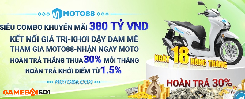 khuyến mãi tại moto88