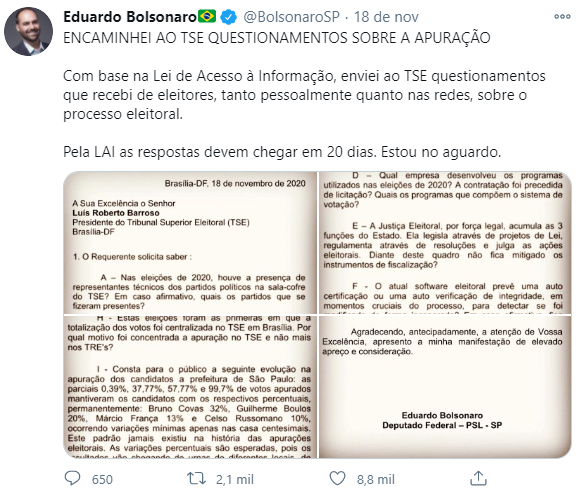 Barroso acusa Bolsonaro de auxiliar hackers que atacam TSE – Meio