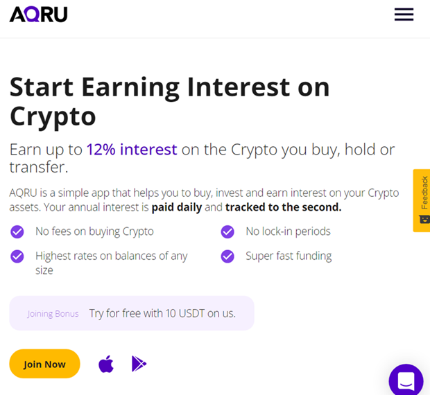 AQRU hjemmeside