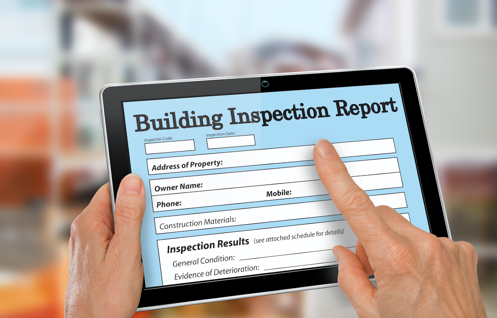 home inspection report