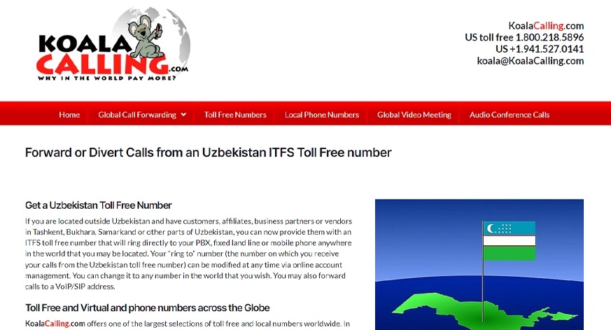 koalacalling Uzbekistan Virtual Phone Number