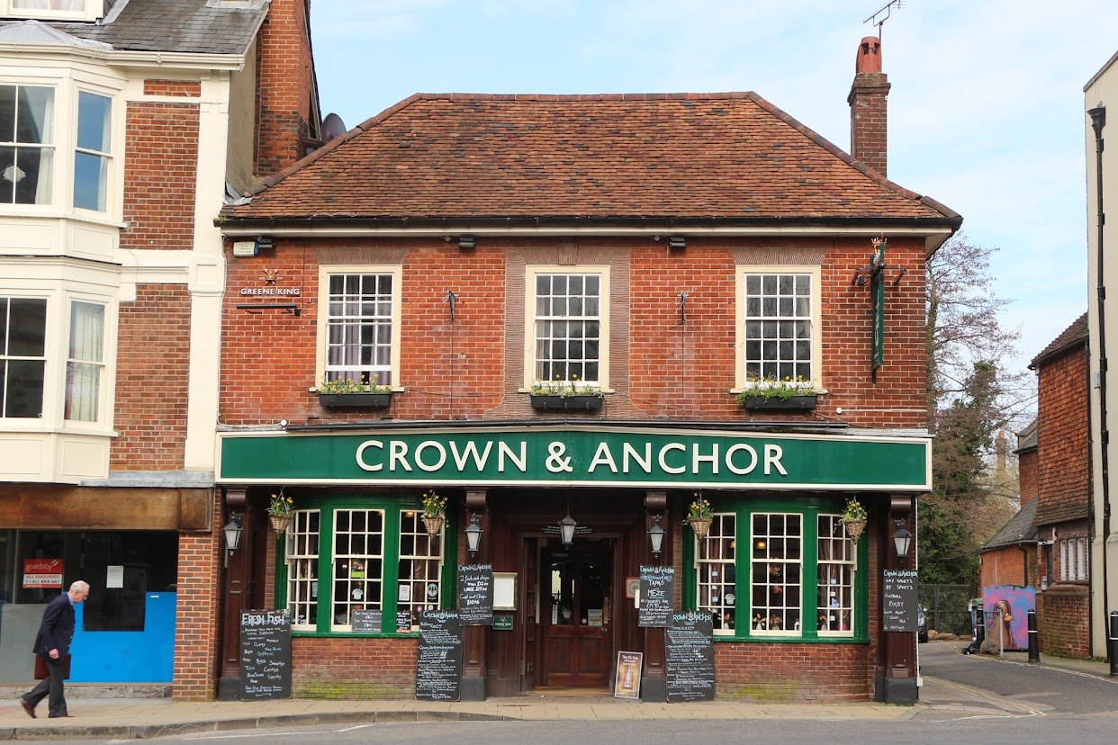 Crown & Anchor Winchester. Van Chichester naar Salisbury