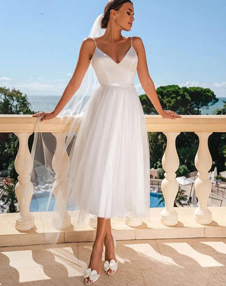 short wedding dress