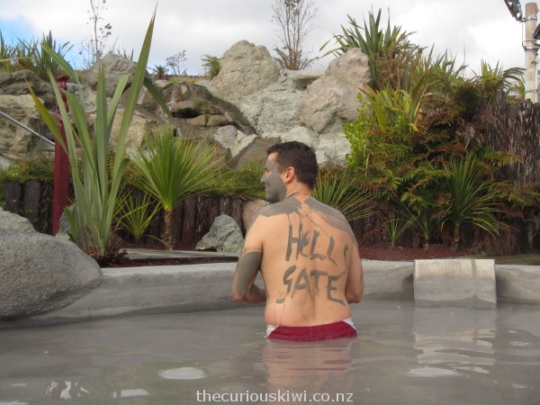 Traipse from mud pool to mud pool amid steaming active volcanoes in Hells Gate, Rotorua