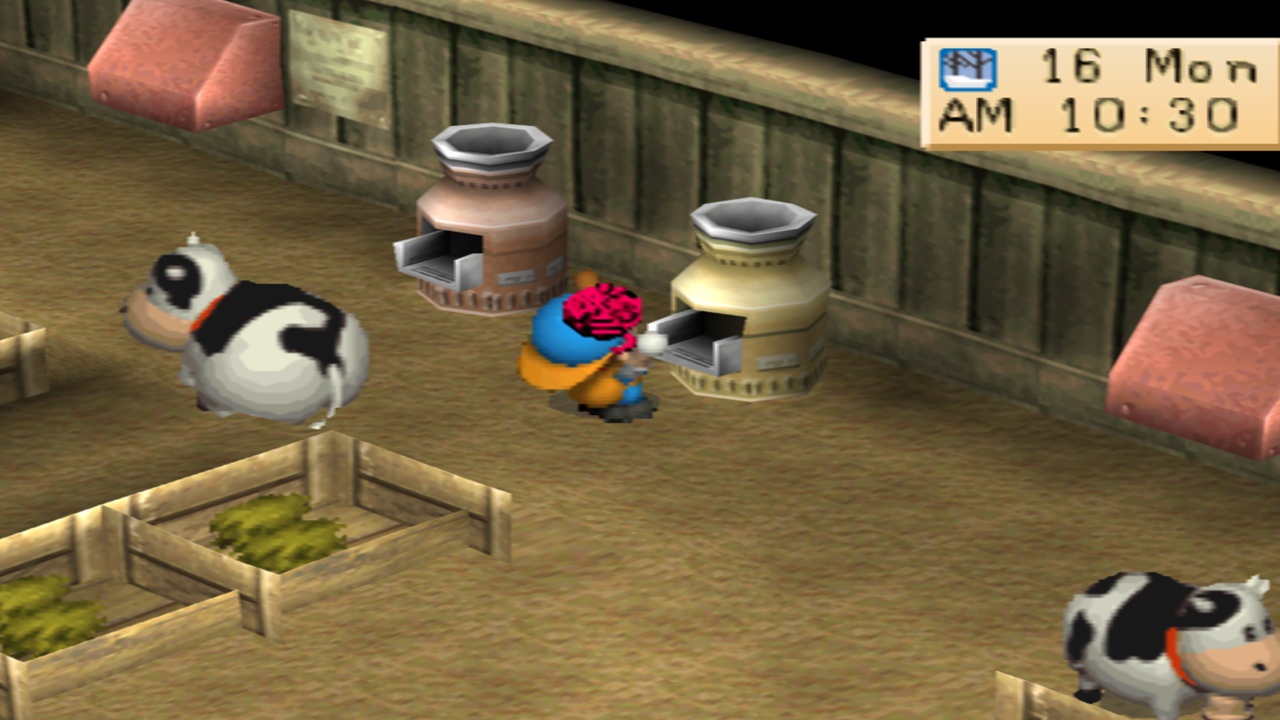 The yarn maker converts wool into yarn balls. | Harvest Moon: Back to Nature