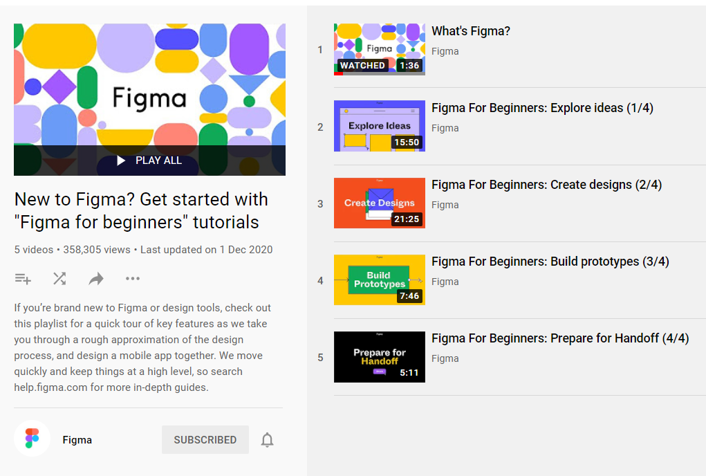 figma tutorials courses official figma youtube