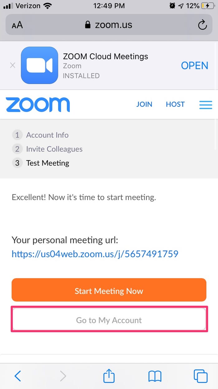 How to make a Zoom account