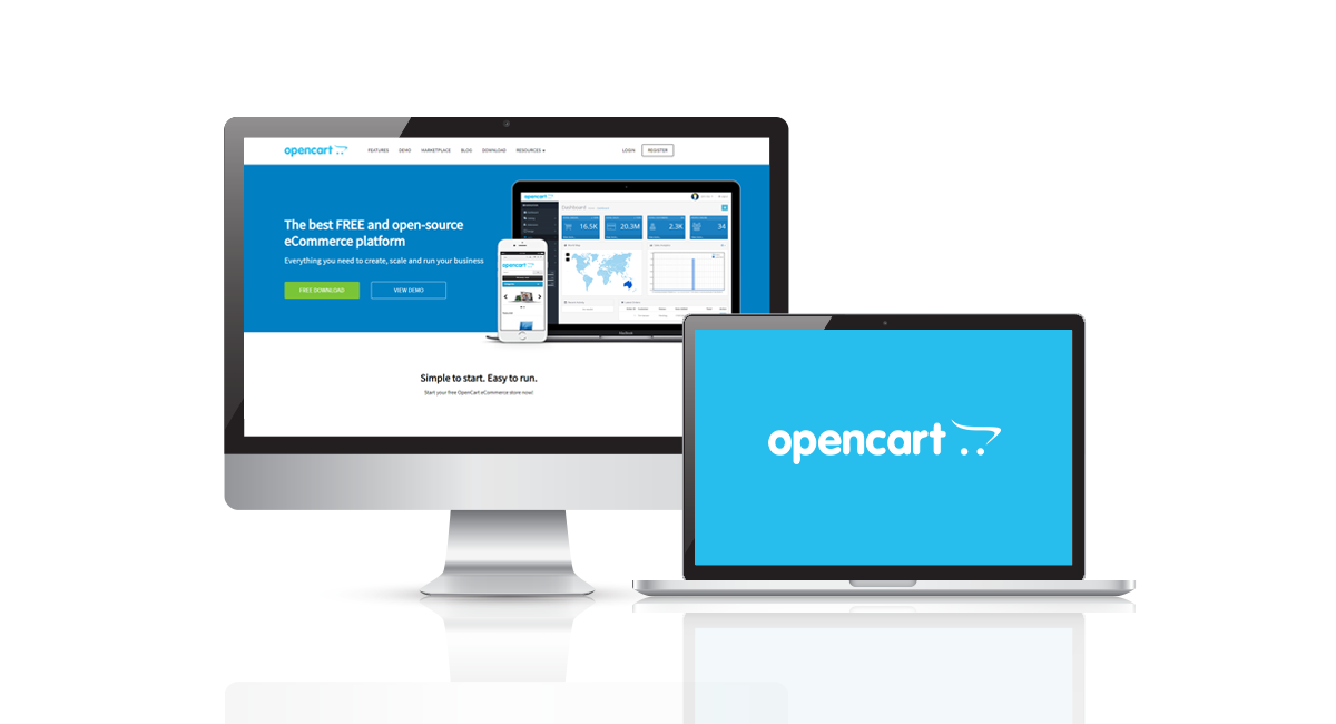 "Opencart Ecommerce platform"