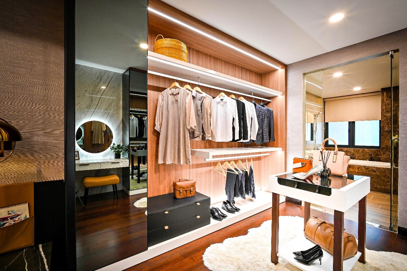 Wardrobe design to maximise style and space with dressing table - Times  property