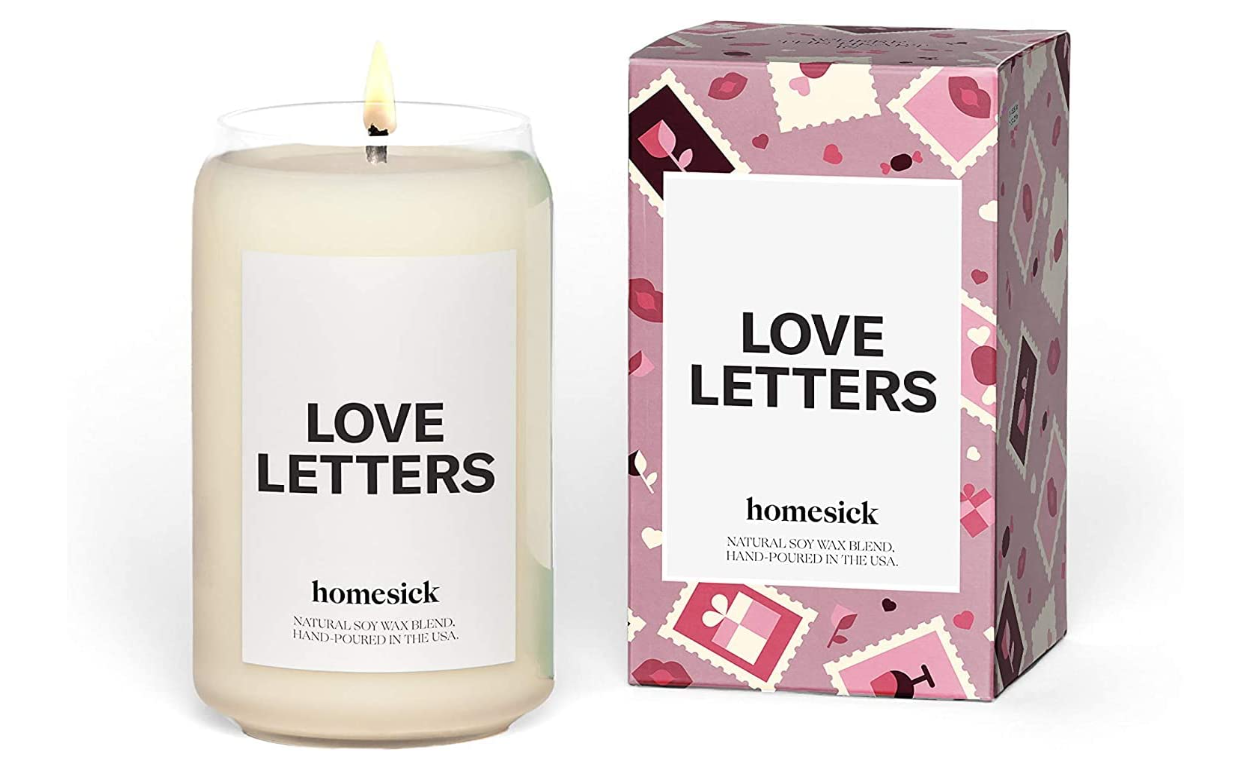 love letters scented candles
