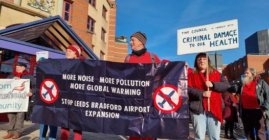 Leeds airport expansion protest