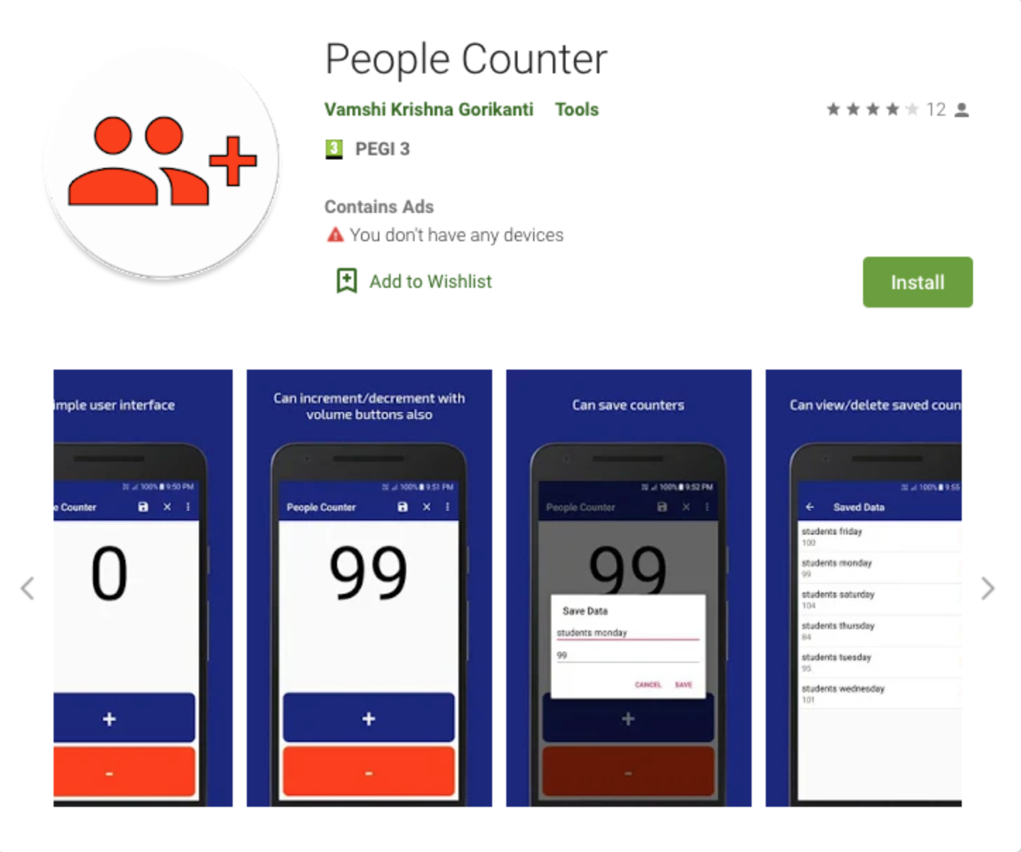 Real tally counter - Apps on Google Play