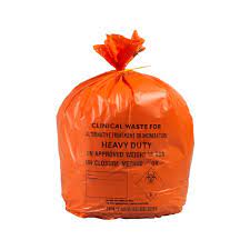 orange waste bag