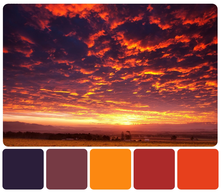 sky color palette