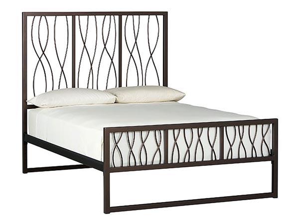 Guest bed with headboard for aesthetics