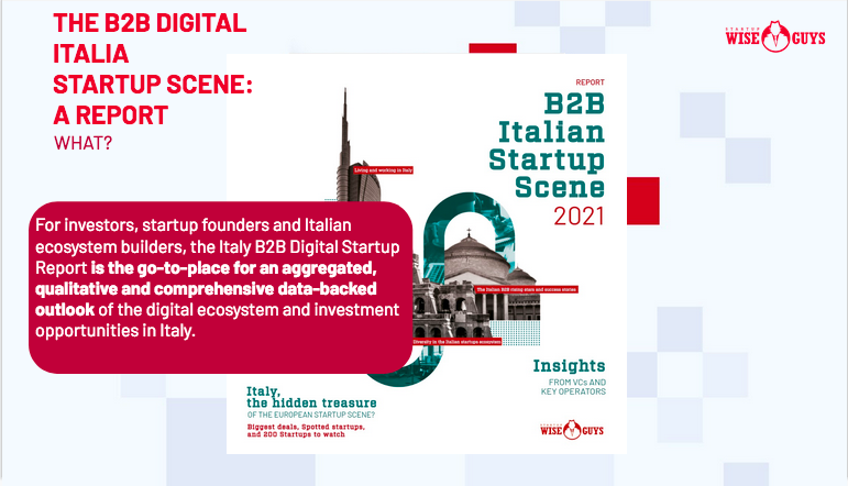 B2B digital italia startup scene report cover image