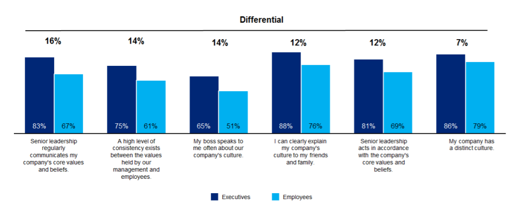 Executive using social media as a crutch to build culture and seem accessible 