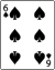 Playing card spade 6.svg