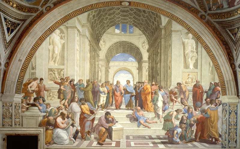 The School of Athens by Raphael, 1511