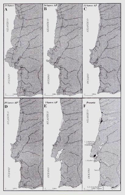 5 - Alterações Geográficas do Litoral Português entre 3000 e 1000 a.C