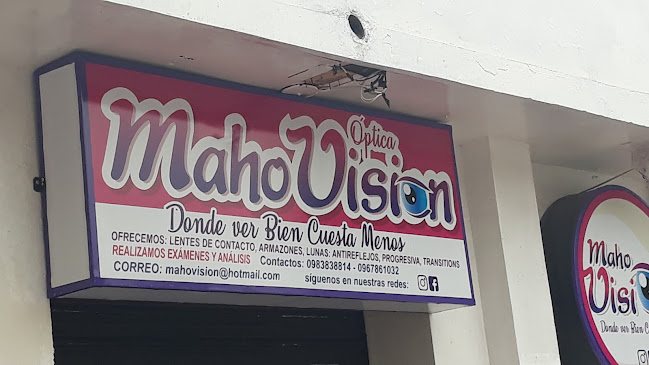 Opiniones de MAHO VISIÓN óptica en Guayaquil - Óptica