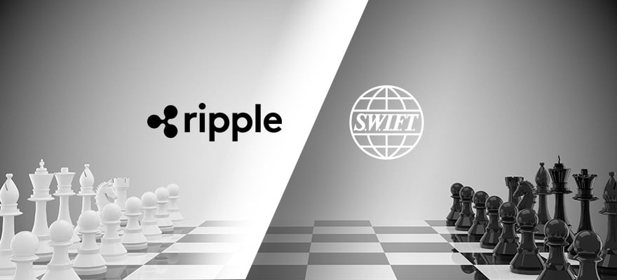ripple XRP đối đầu với swift