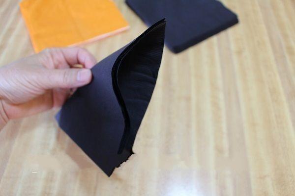 Double-fanned method folding direction 2
