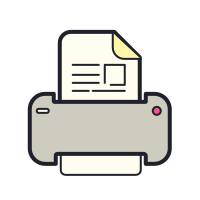 Print Icon - Free Download, PNG and Vector