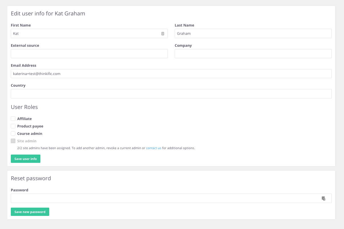 Setting up Thinkific Affiliates