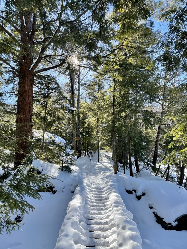winter hiking southern ontario