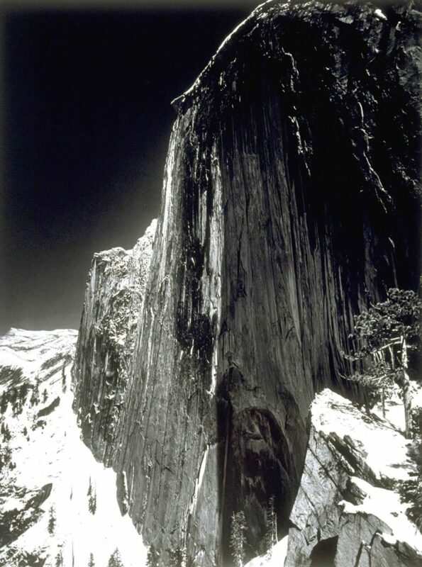 ansel adams monolith face half dome yosemite