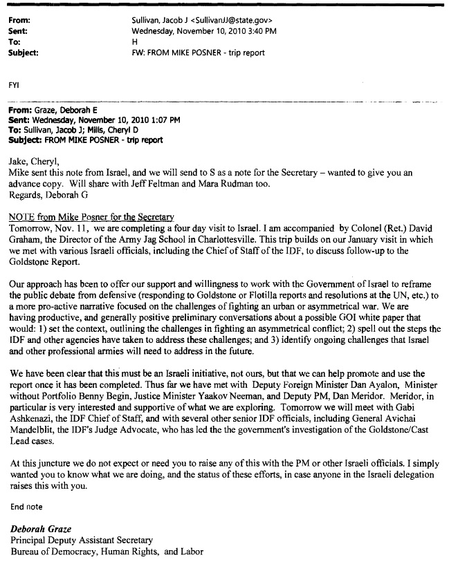 hillary email posner trip to israel.jpg